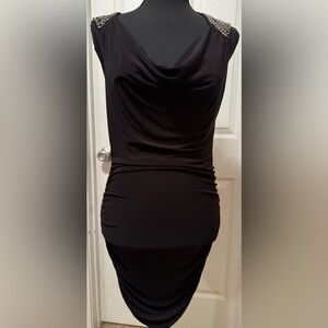 Beautiful fancy backless black Color in Motion dress​